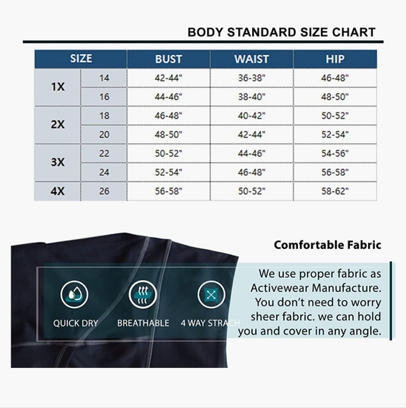 NWOT High Wasted Compression Leggings - Picture 2 of 5